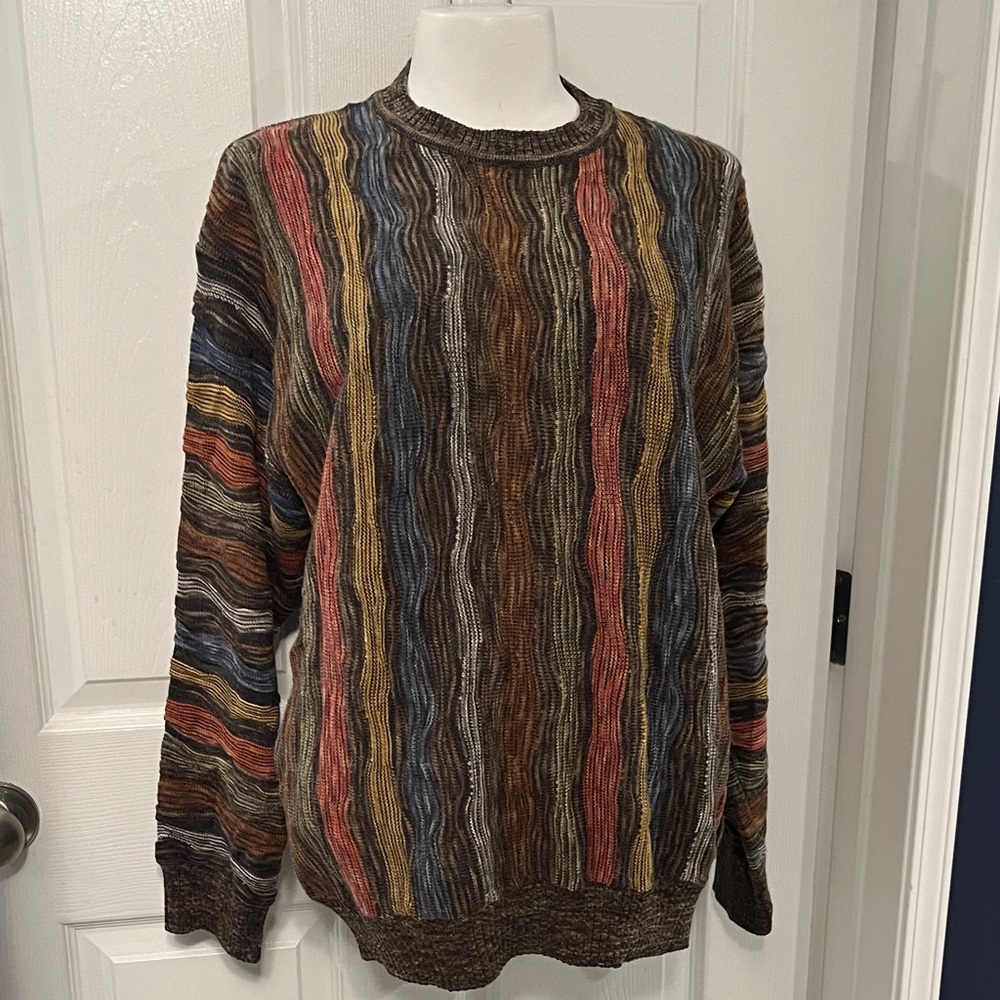 Coogi style vintage men’s cosby dad style Sweater